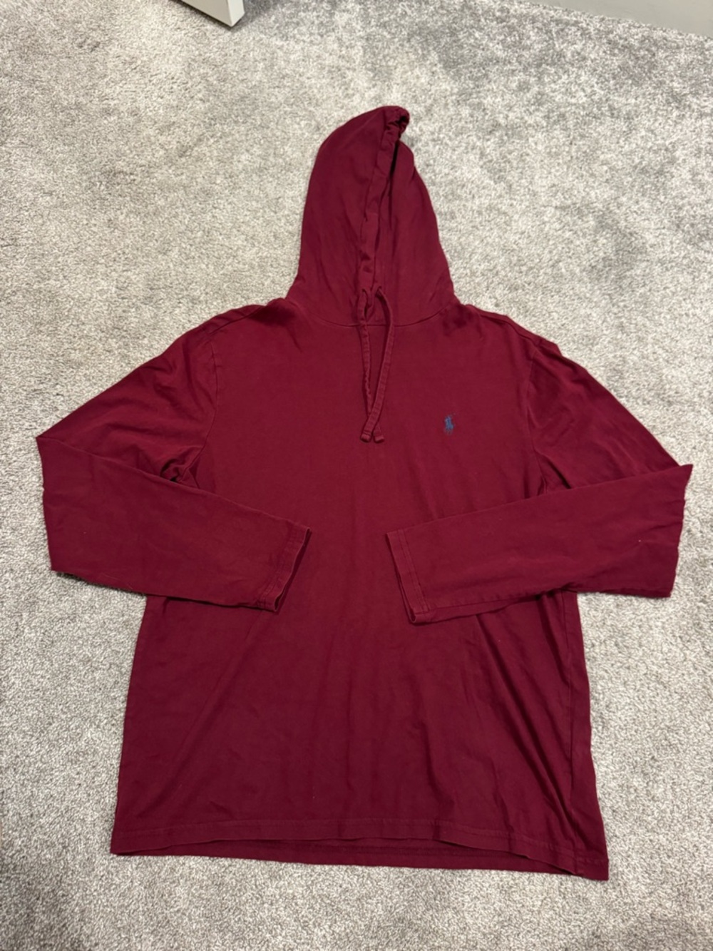 Ralph Lauren | Maroon Long-Sleeve Hooded Tee